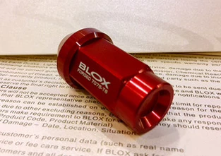 原裝BLOX(星辰款)鍛造螺絲7075鋁合金汽車輪轂螺母改裝輪胎螺帽
