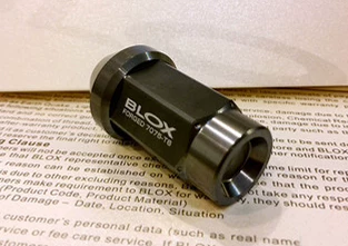 原裝BLOX(星辰款)鍛造螺絲7075鋁合金汽車輪轂螺母改裝輪胎螺帽