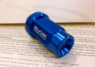 原裝BLOX(星辰款)鍛造螺絲7075鋁合金汽車輪轂螺母改裝輪胎螺帽