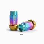 BONOSS鈦合金星辰款鍛造螺母輕量化輪轂螺絲汽車改裝螺帽原裝BLOX