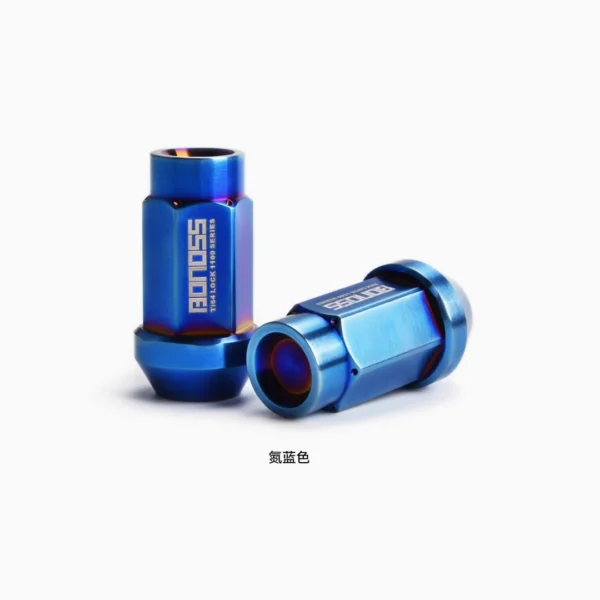 BONOSS鈦合金星辰款鍛造螺母輕量化輪轂螺絲汽車改裝螺帽原裝BLOX