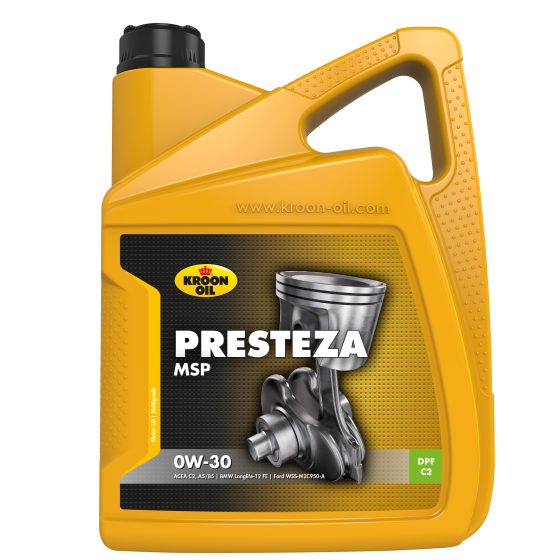 Kroon-Oil Presteza MSP FE 0W-30, 5L (Mid SAPS C2)