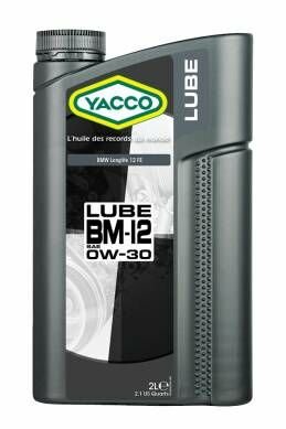 YACCO LUBE BM-12 - SAE 0W - 30 低灰分100%全合成機油,2L