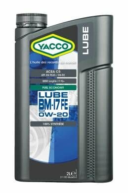 YACCO 全合成超級機油 LUBE BM-17 - SAE 0W-20, 2L